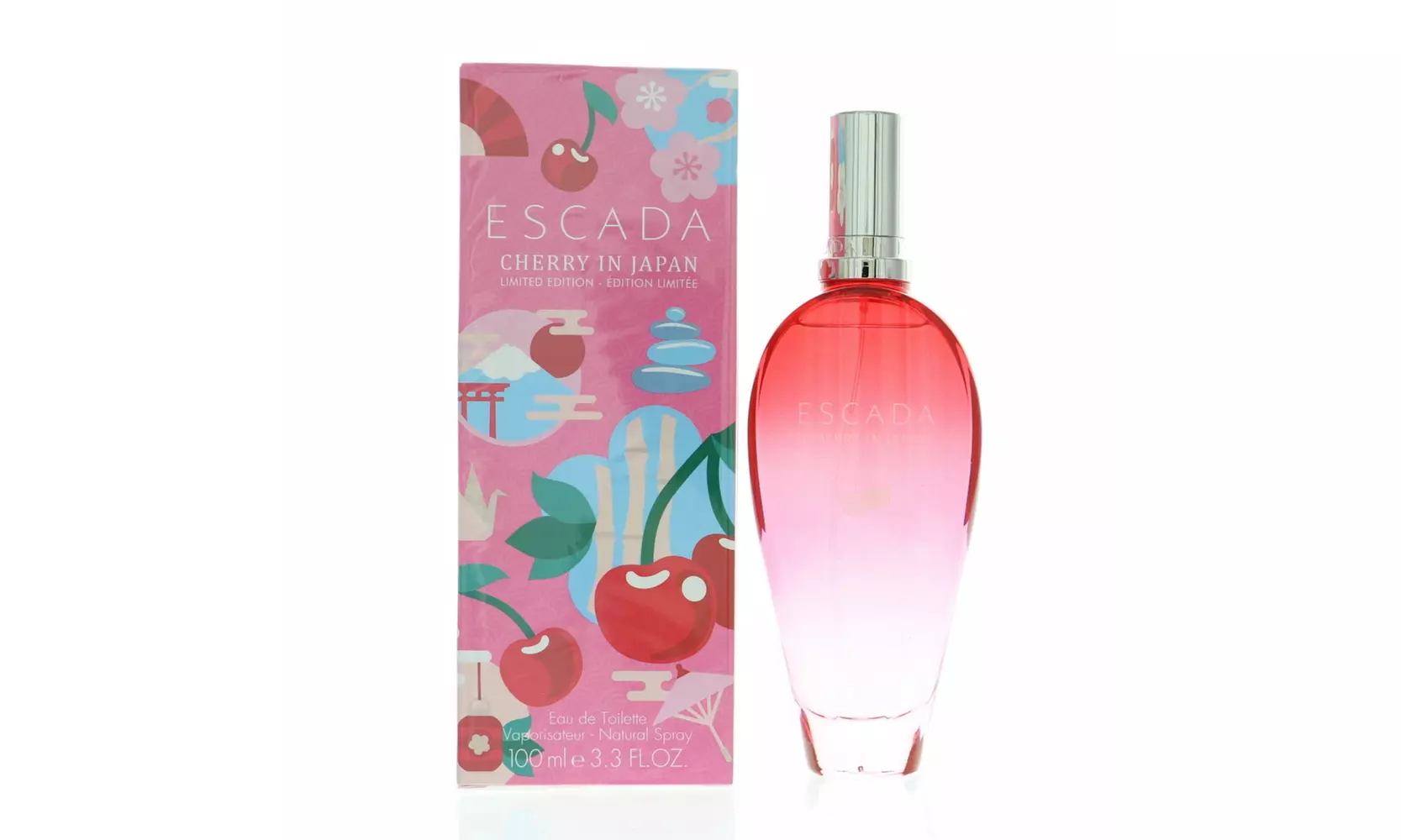 Escada Cherry In Japan by Escada 3.3 oz Eau De Toilette Spray New In Box - Second Medium