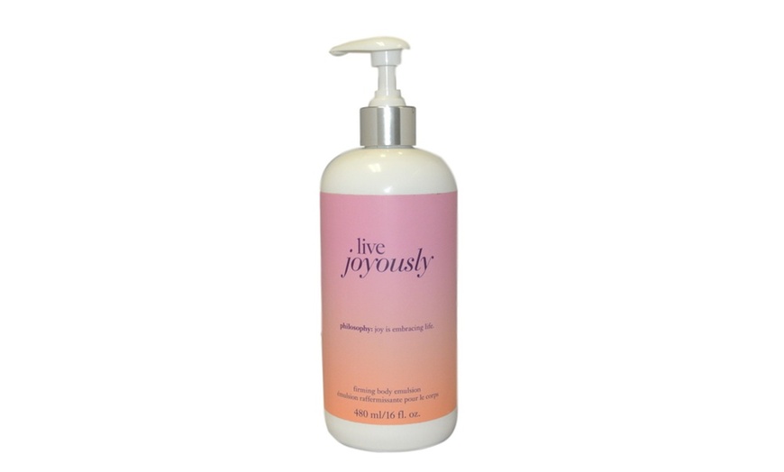 live joyously firming body emulsion