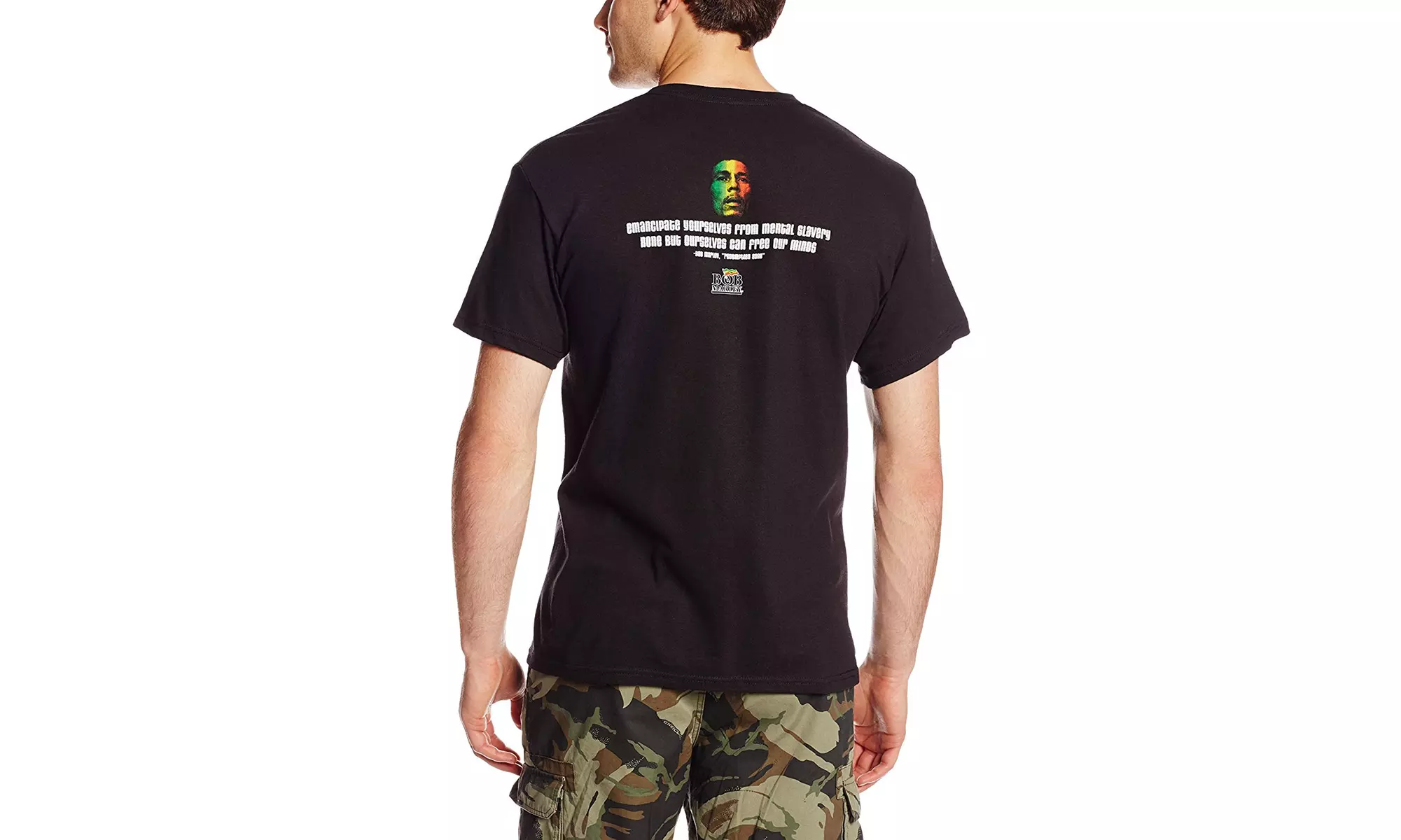 Zion Rootswear Men's Bob Marley Face T-Shirt - Second Medium