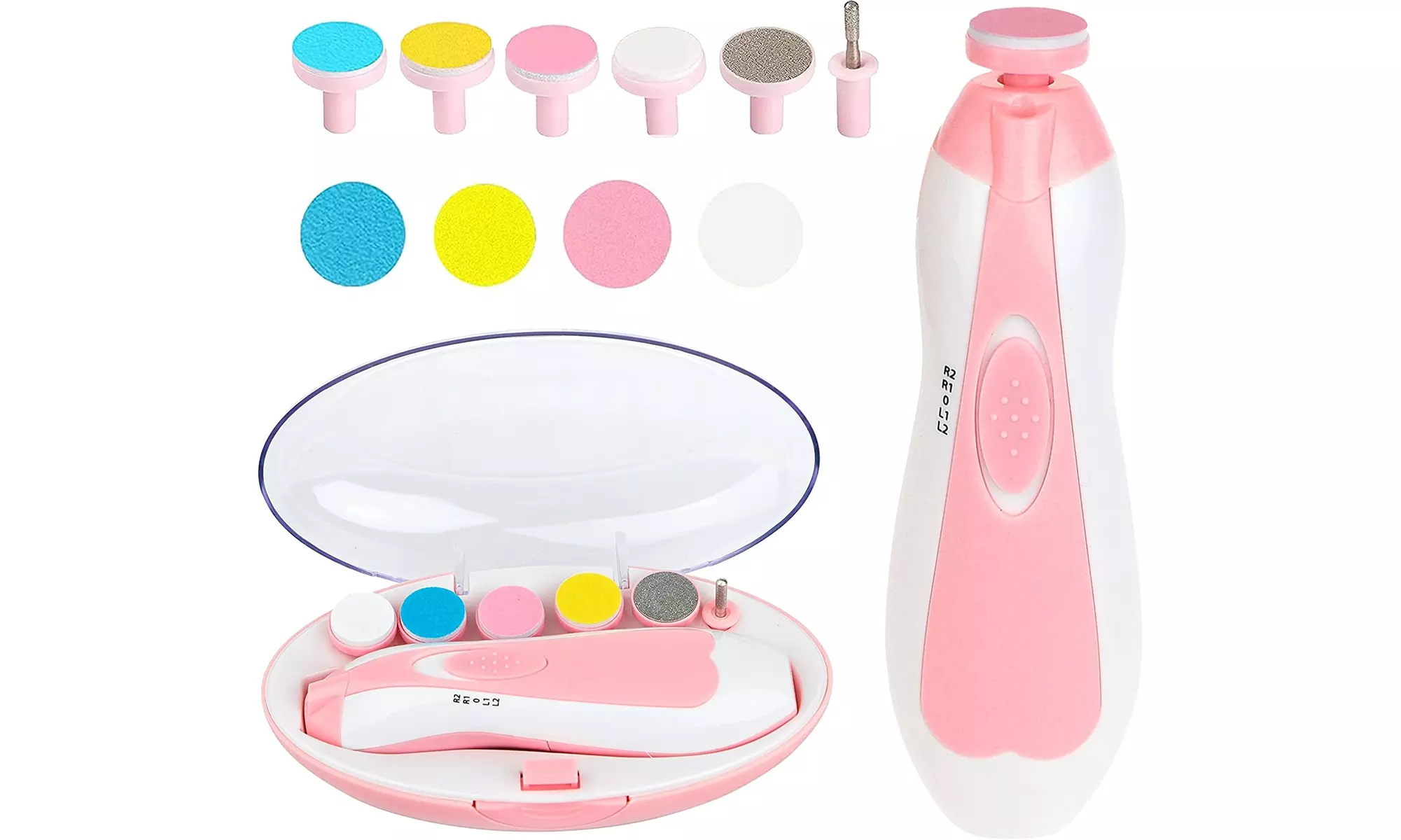 Baby Safe Nail File Trimmer Set- 2 Colors - Second Medium