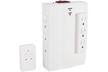 Side Socket Si211124 6-outlet Power Strip With Remote, White - Second Medium