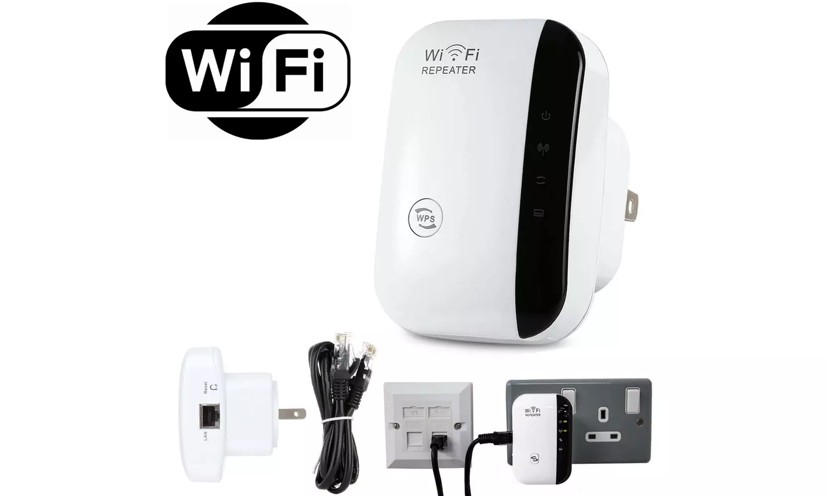 WiFi Blast Repeater Wireless Wi-Fi Range Extender 300Mbps - Primary Image