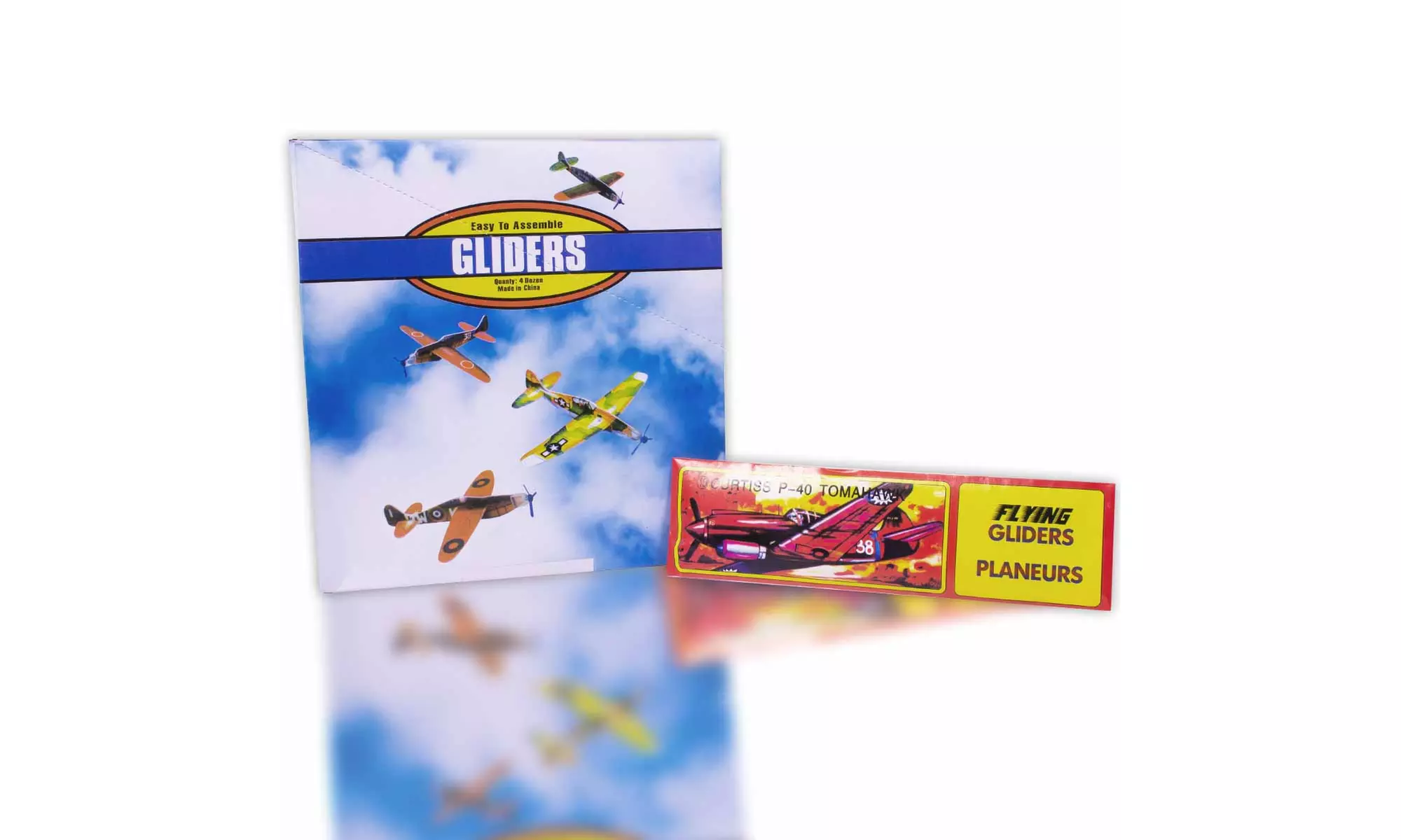 Flying Airplane Toy for Kids Outdoor Foam Glider Plane Game - Set of 48 - Primary Image