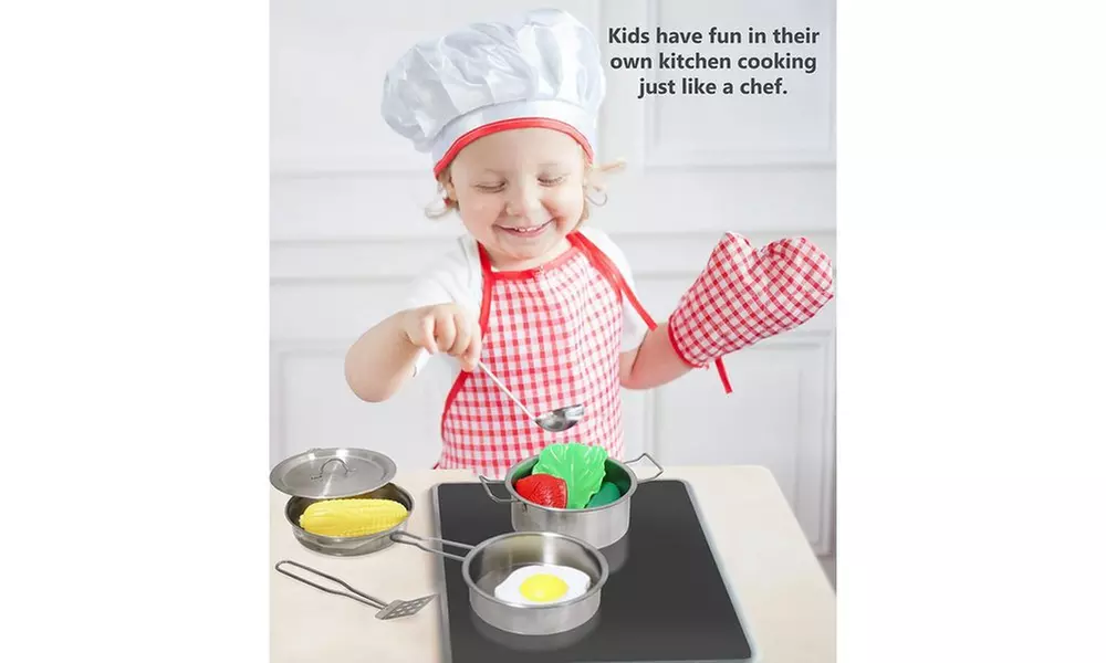 Click N' Play 12 Piece Pots and Pans Cookware Playset - Second Medium