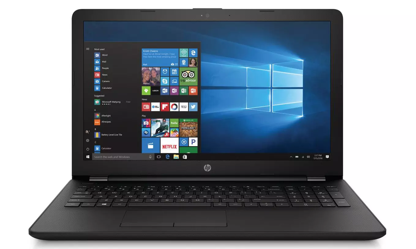 Refurbished HP 15-BS212WM 15.6" Laptop N4000 1.10GHz 4GB RAM 500GB HDD WIN10 - Primary Image
