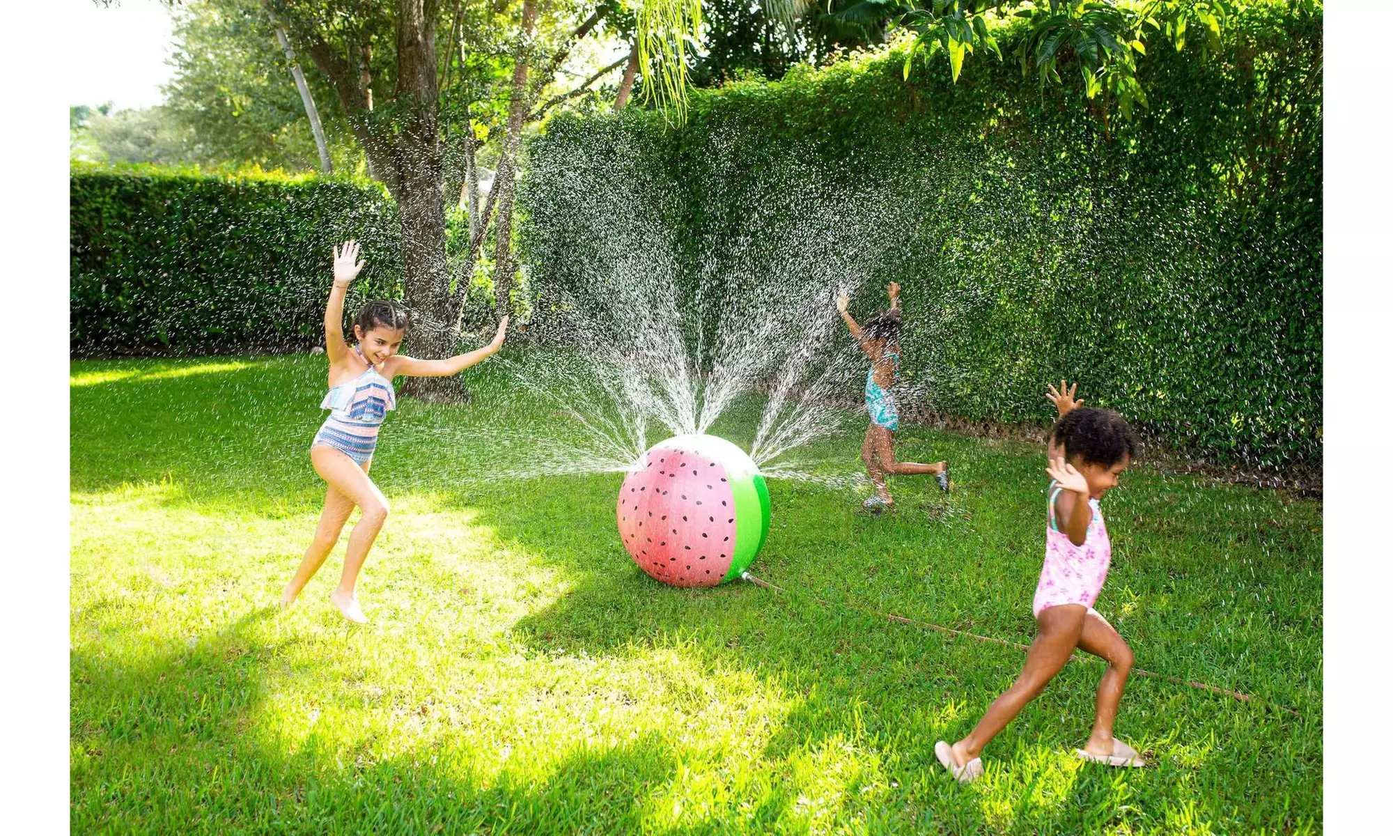 Giant Watermelon Beach Ball Sprinkler - Primary Image