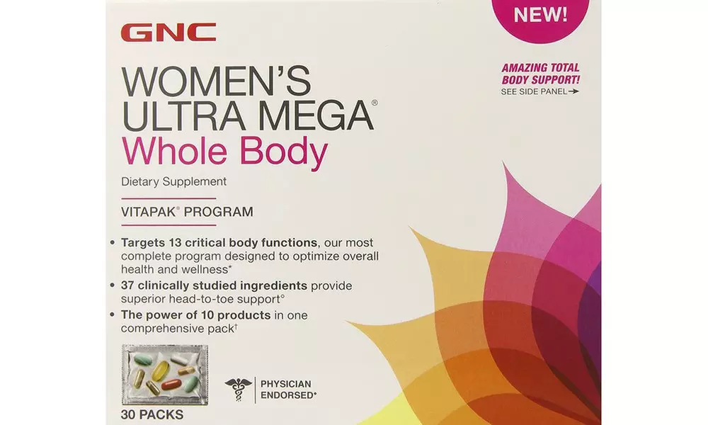 Women's Ultra Mega Whole Body Vitapak Program - Second Medium