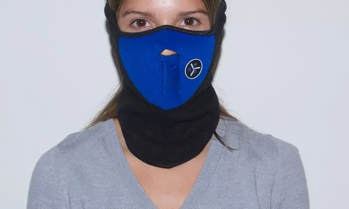 Unisex Anti Cold Fleece Ski Mask - Primary Image