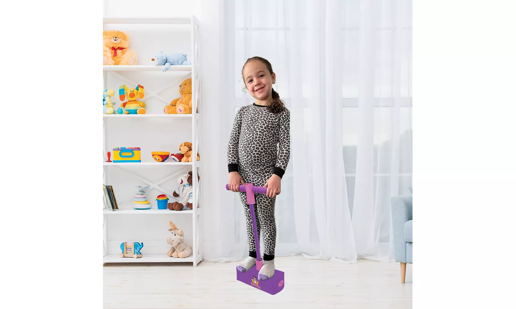 BounceZiez Hop & Squeak Pogo Hopper - Second Medium