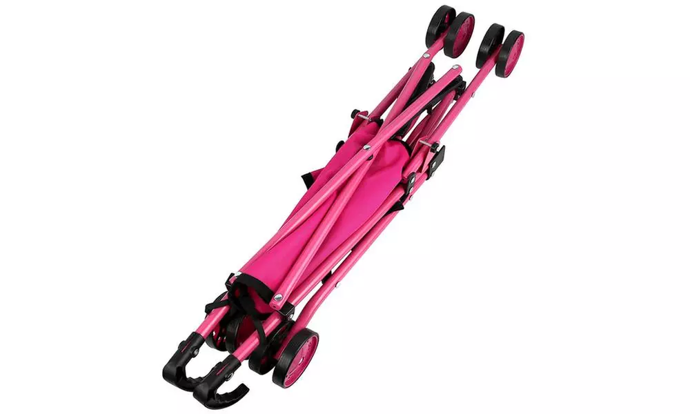 Precious toys Hot Pink Umbrella Doll Stroller - Image 5