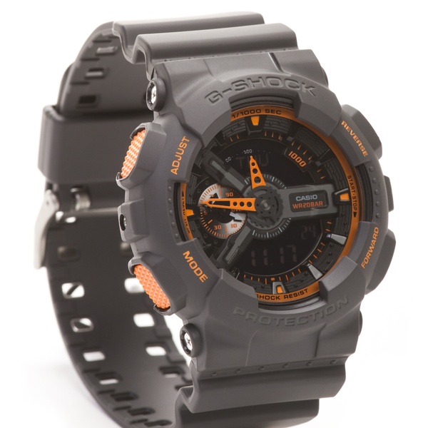 Casio Men S Ga 110ts 1a4 G Shock Analog Digital Watch With Grey Band Groupon