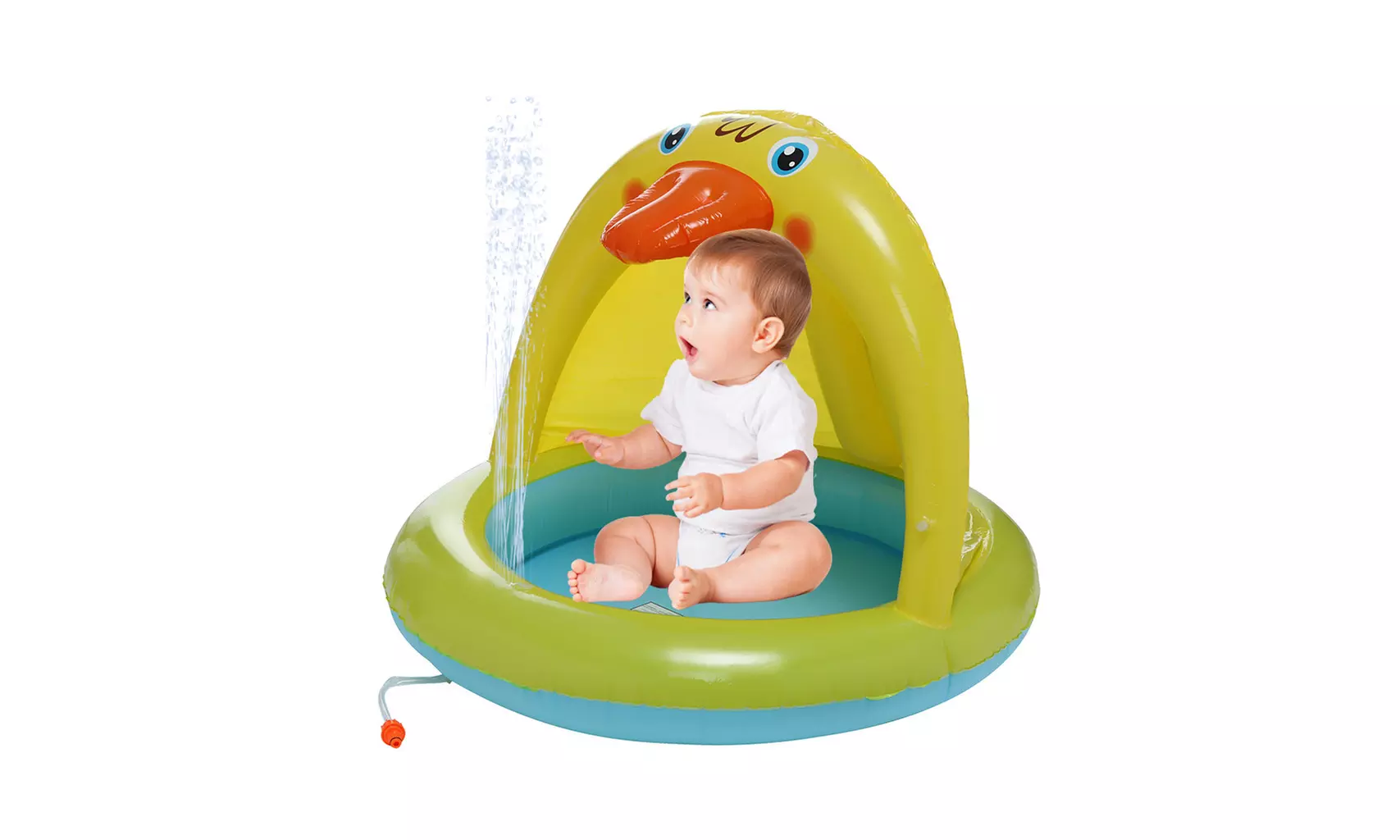 Baby Pool With Canopy Spray Pool Of 40In and Water Sprinkler - Primary Image
