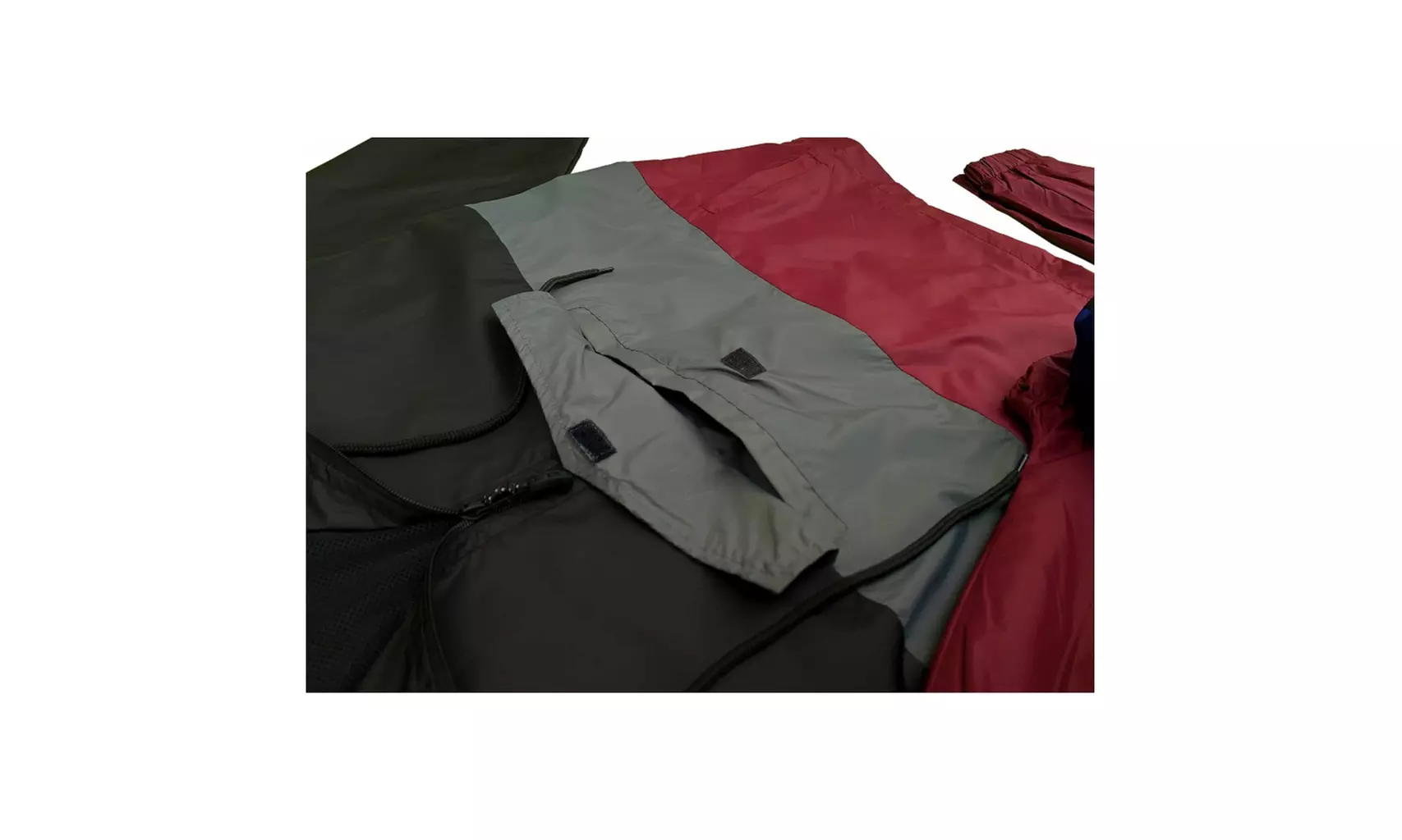 Men's 2-Piece light weight Windbreaker Suit Sauna GYM Set with Mesh Lining 