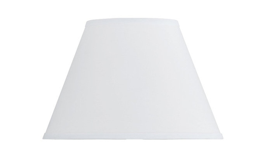 Image 2: Cal Lighting SH-1333 Hardback Round Fabric Shade 6 x 12 x 8.5 in.