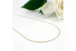 14K Solid gold 1.0MM Thin Rope chain necklace - Second Medium
