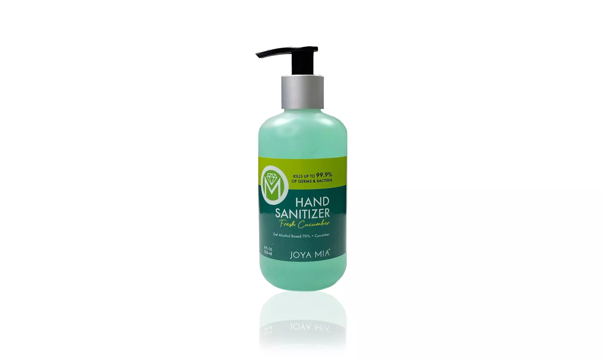 Joya Mia 70% Alcohol-Based Fresh Cucumber Hand Sanitizer (8 Oz.) - Primary Image