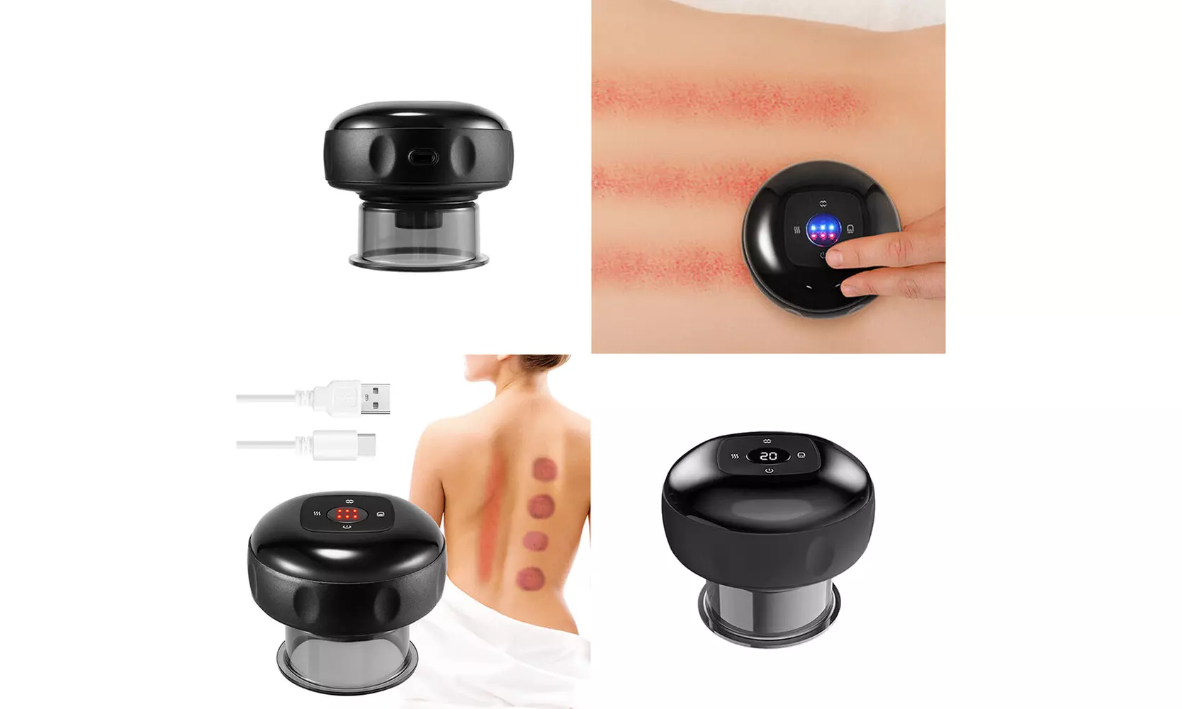 One or Two Magik Electric Vacuum Scraping Multi-Gear Therapy Machines