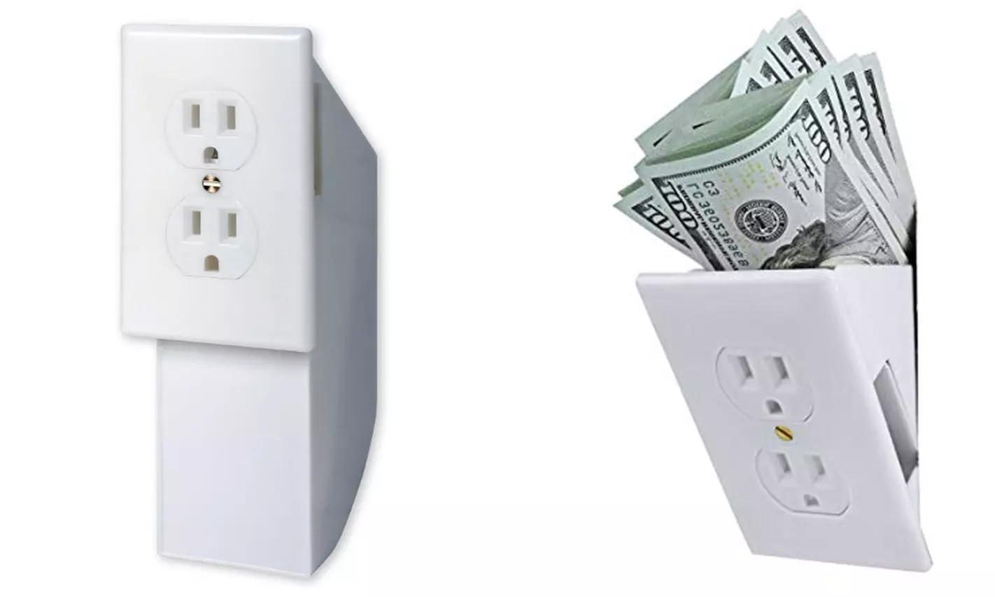 Superior Electrical Outlet Hidden Wall Safe Security Keys Vault Secret Valuable - Second Medium