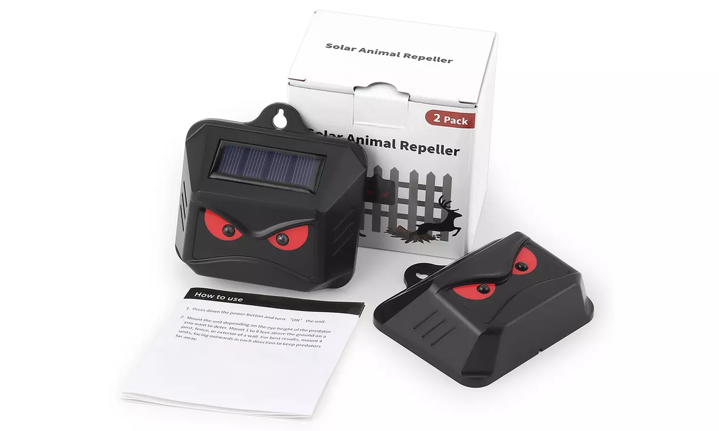 ItBelongs2U Solar Ultrasonic Animal Repeller Skunk