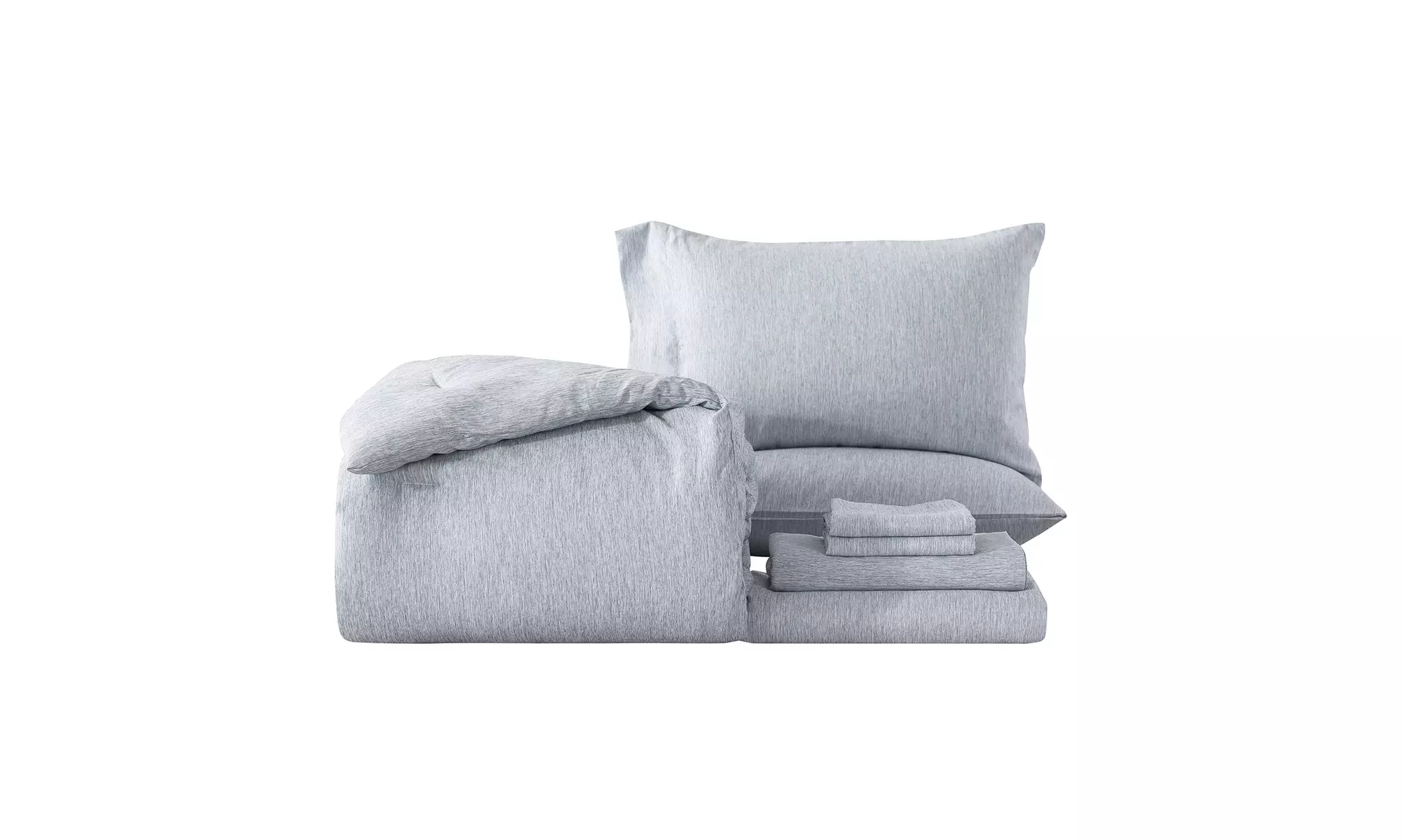 JML 6-8 Piece Comforter Set,Ultra Soft Cationic Dyeing Microfiber Bed In A Bag