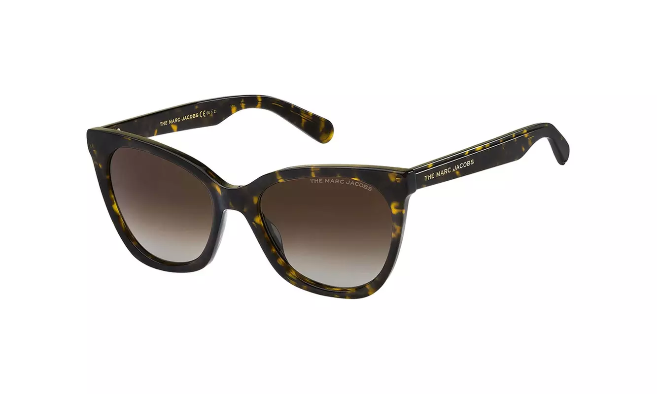 The Marc Jacobs Polarized Women's Havana Cat-Eye Sunglasses MARC500S 0086 LA - Primary Image