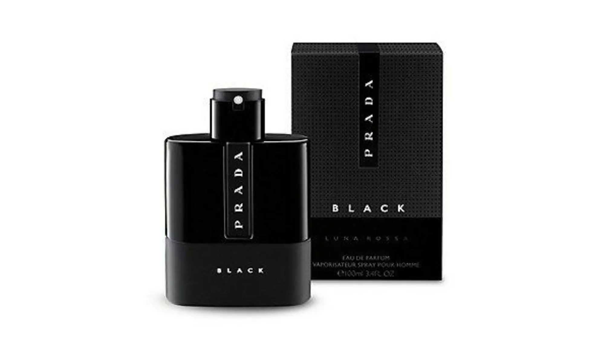 Prada Luna Rosa Black EDP Spray for Men 3.4 Oz 