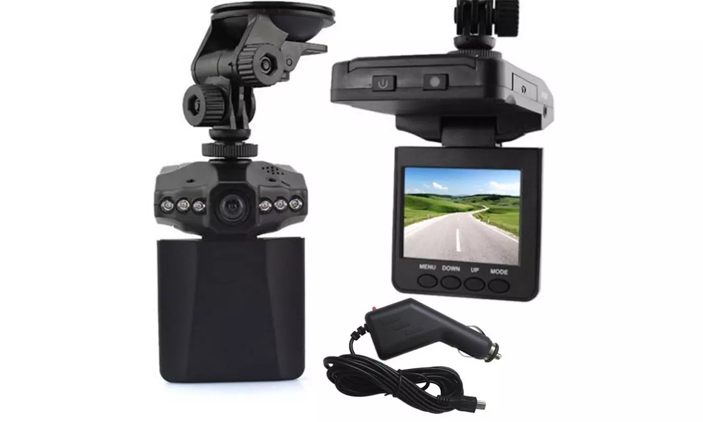 New 2.5" HD Car LED DVR Road Dash Video Camera Recorder - Primary Image