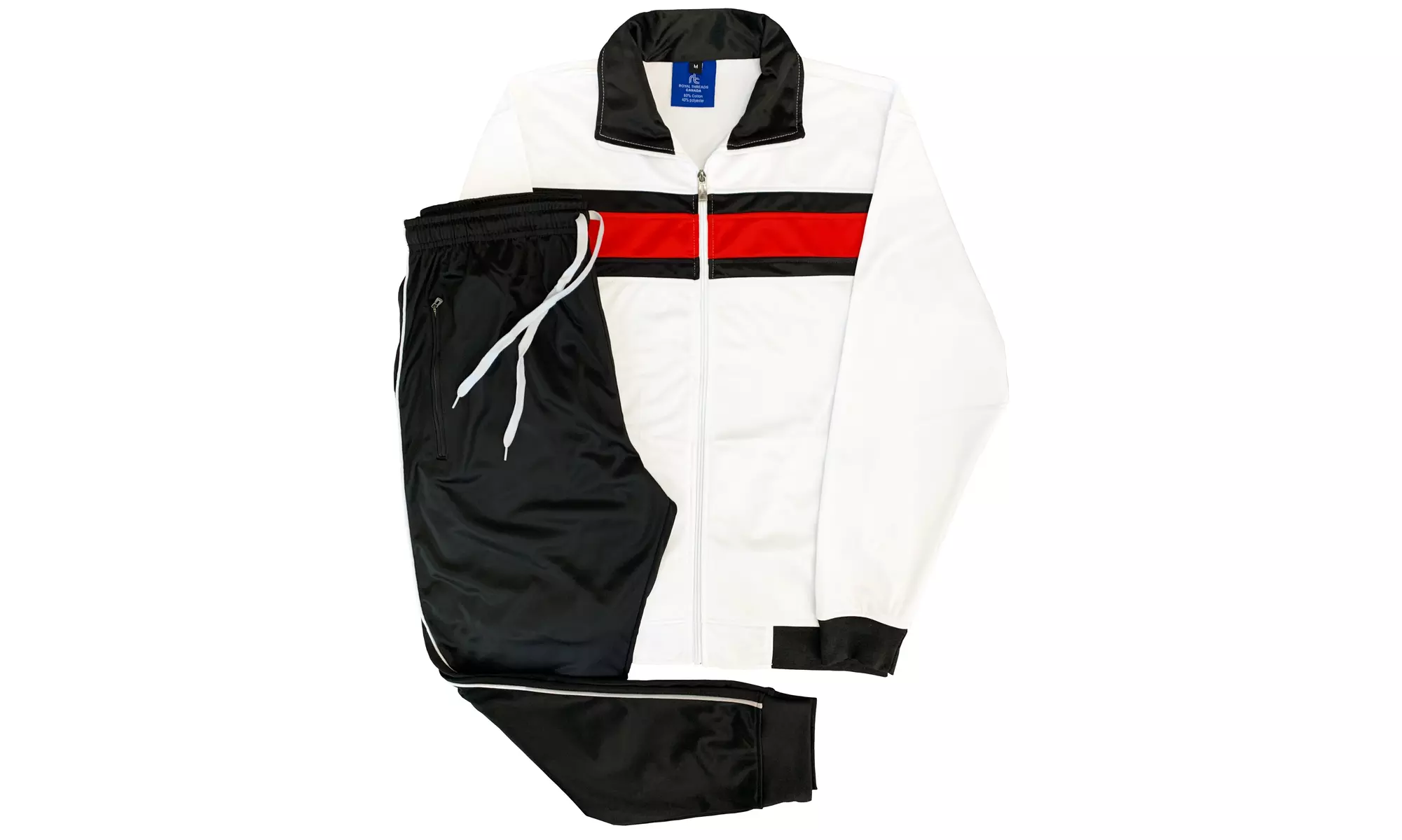 Royal Threads Men's Full Zip Tracksuit