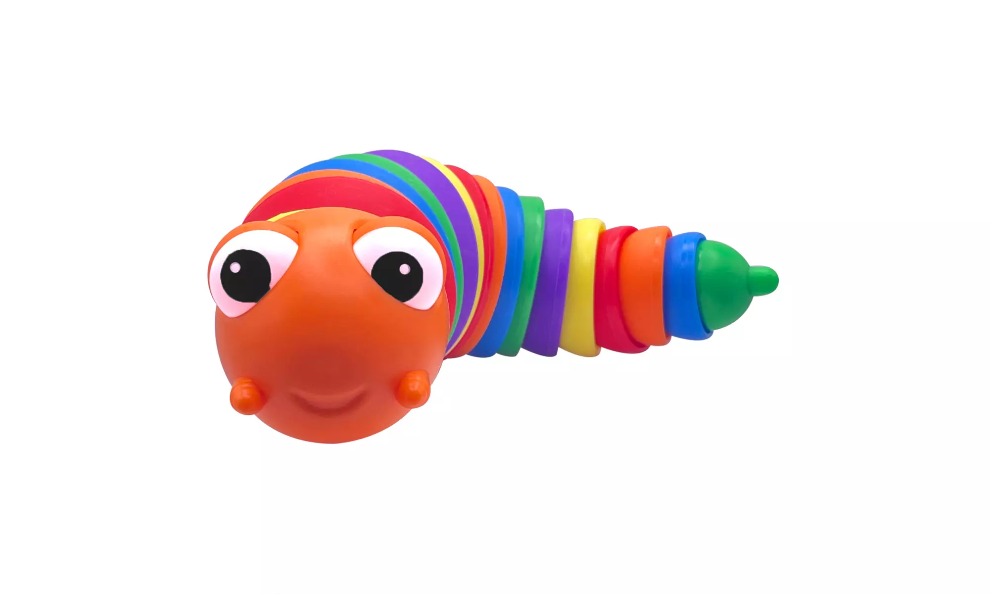 Zummy  Fidget Slug Mini Toys 3D Articulated Sensory Toy Gift for Kids Children 