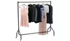 4ft 2 Sections Moveable Portable Clothes Rack