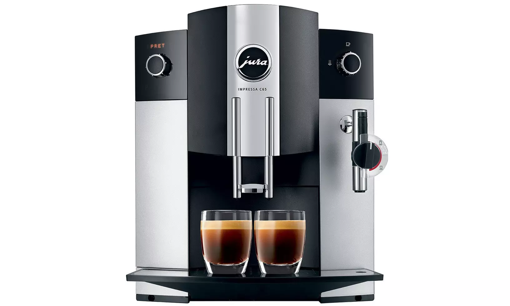 Jura IMPRESSA C65 Automatic Coffee Machine, Platinum - Primary Image
