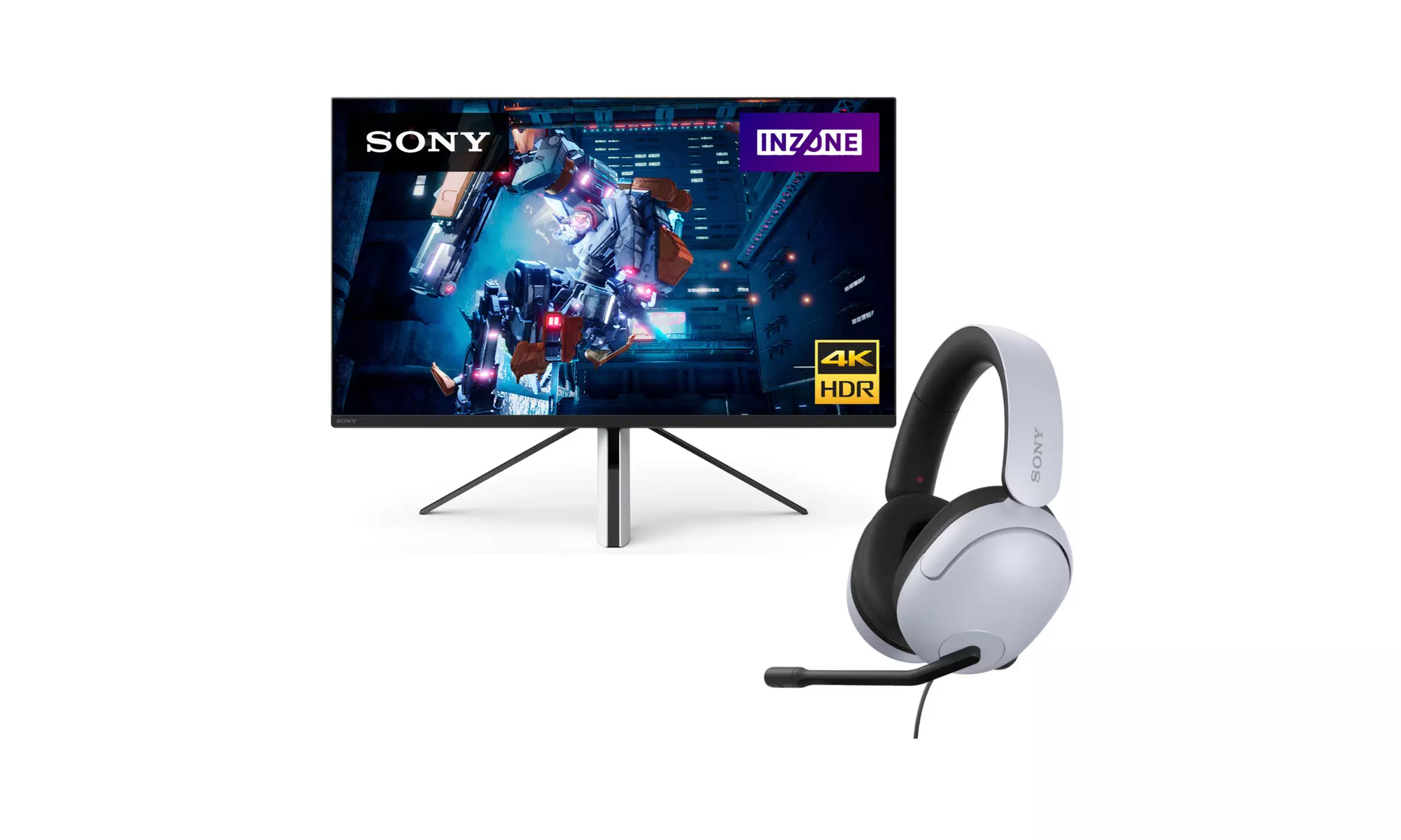 Sony 27-Inch INZONE M9 4K HDR 144Hz Gaming Monitor (SDM-U27M90) with Headset - Primary Image