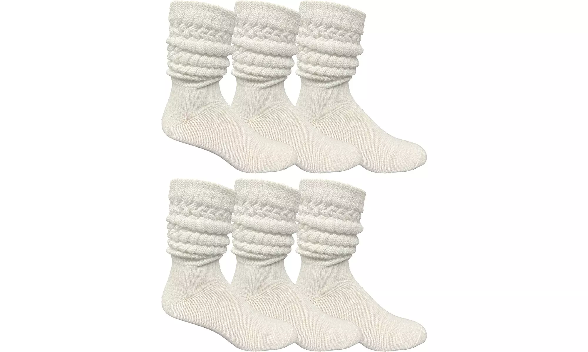 Yacht & Smith Mens Cotton Extra Heavy Slouch Socks, Thick Boot Sock for Men - Primary Image