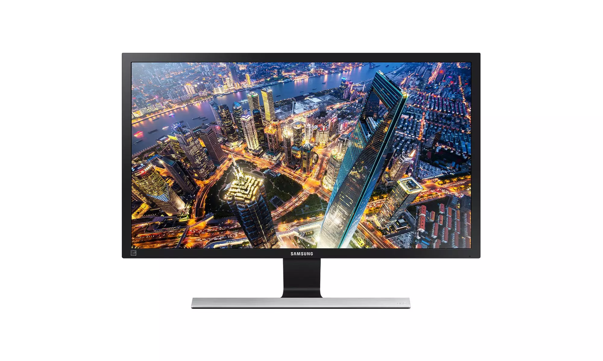 Samsung UHD 28" Monitor with 2 HDMI Ports in Glossy Black - U28E590D - Primary Image