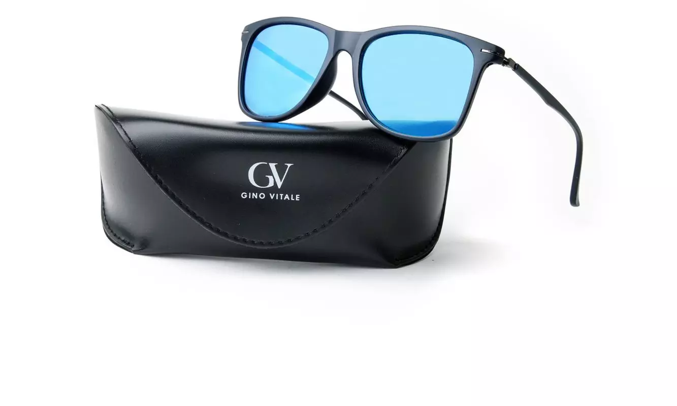 Gino Vitale Polarized Unisex Vintage Sunglasses - Primary Image