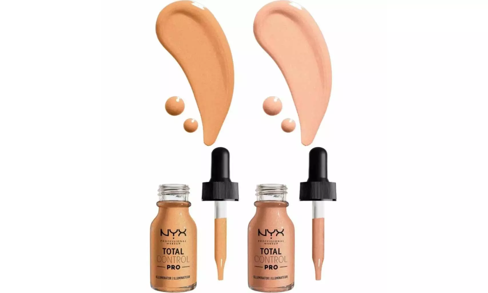NYX TOTAL CONTROL PRO DROP FOUNDATION ILLUMINATOR Liquid Illuminator Droppers - Primary Image