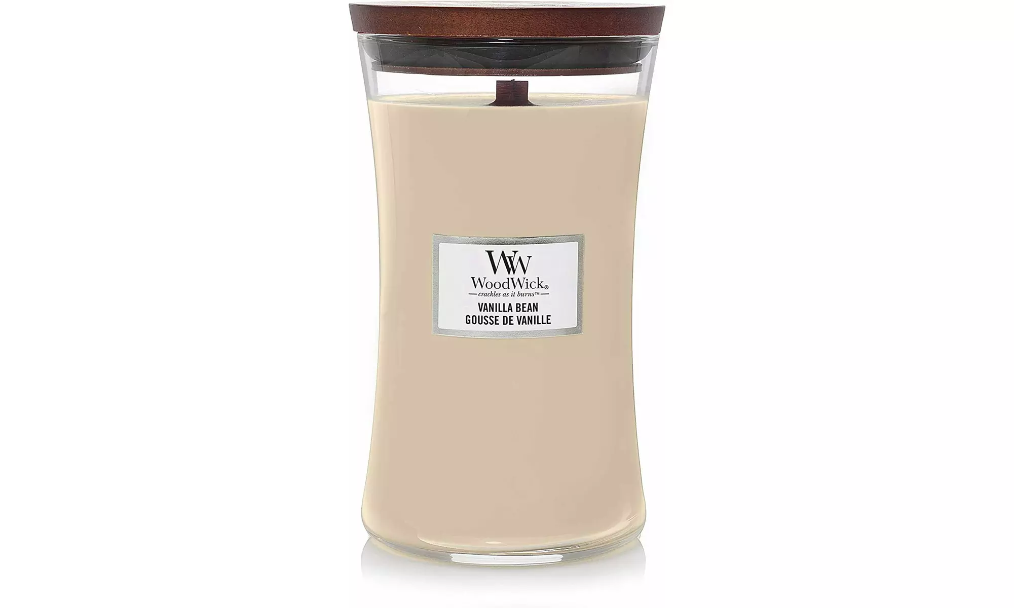 Woodwick Large Hourglass Scented Candle - Vanilla Bean 21.5 oz - Primary Image
