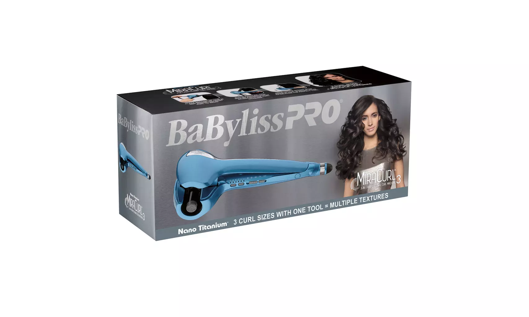 BabylissPRO Nano Titanium Miracurl3 Professional Curl Machine BABNTMC3