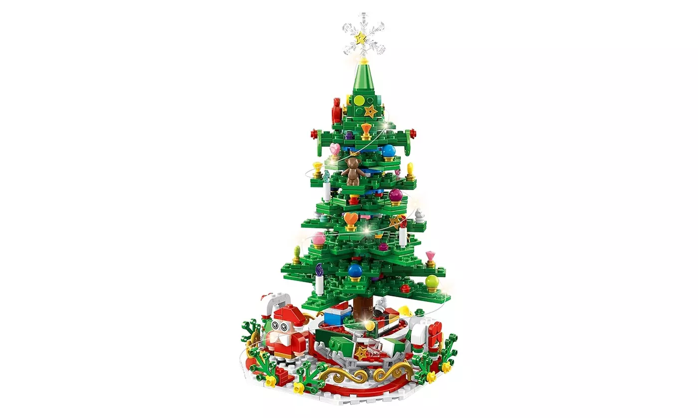 iMounTEK Advent Calendar 2025 Christmas Tree Building Set with LED Light