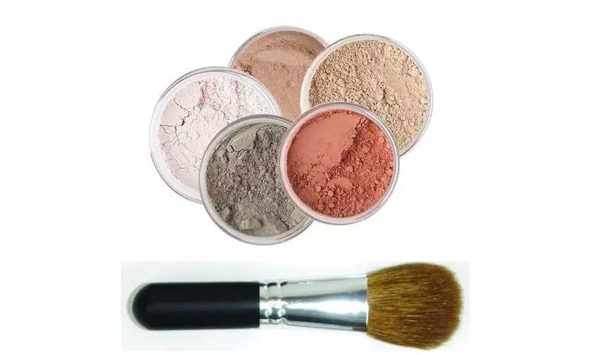 5 Pc Makeup Kit (FAIR 1)Mineral Concealer Corrector Blush Foundation - Primary Image