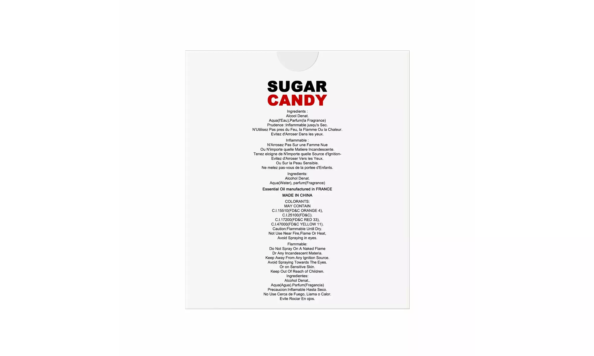 Sugar Candy for Women Inspired by Ariana Grande Sweet Like Candy 3.4 Oz