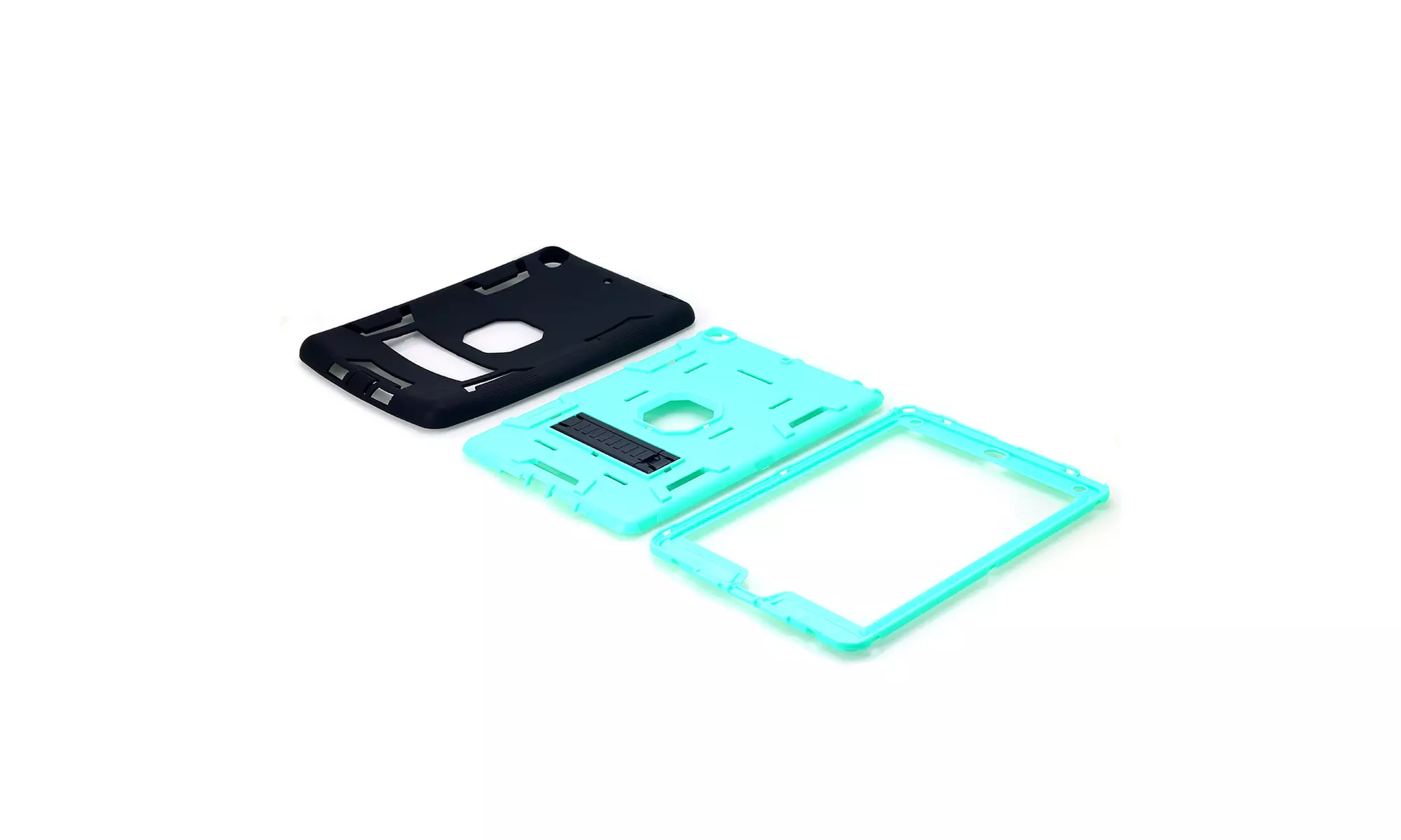 Shockproof Heavy Duty Case with Kickstand for iPad 9.7 Inch 2017 2018