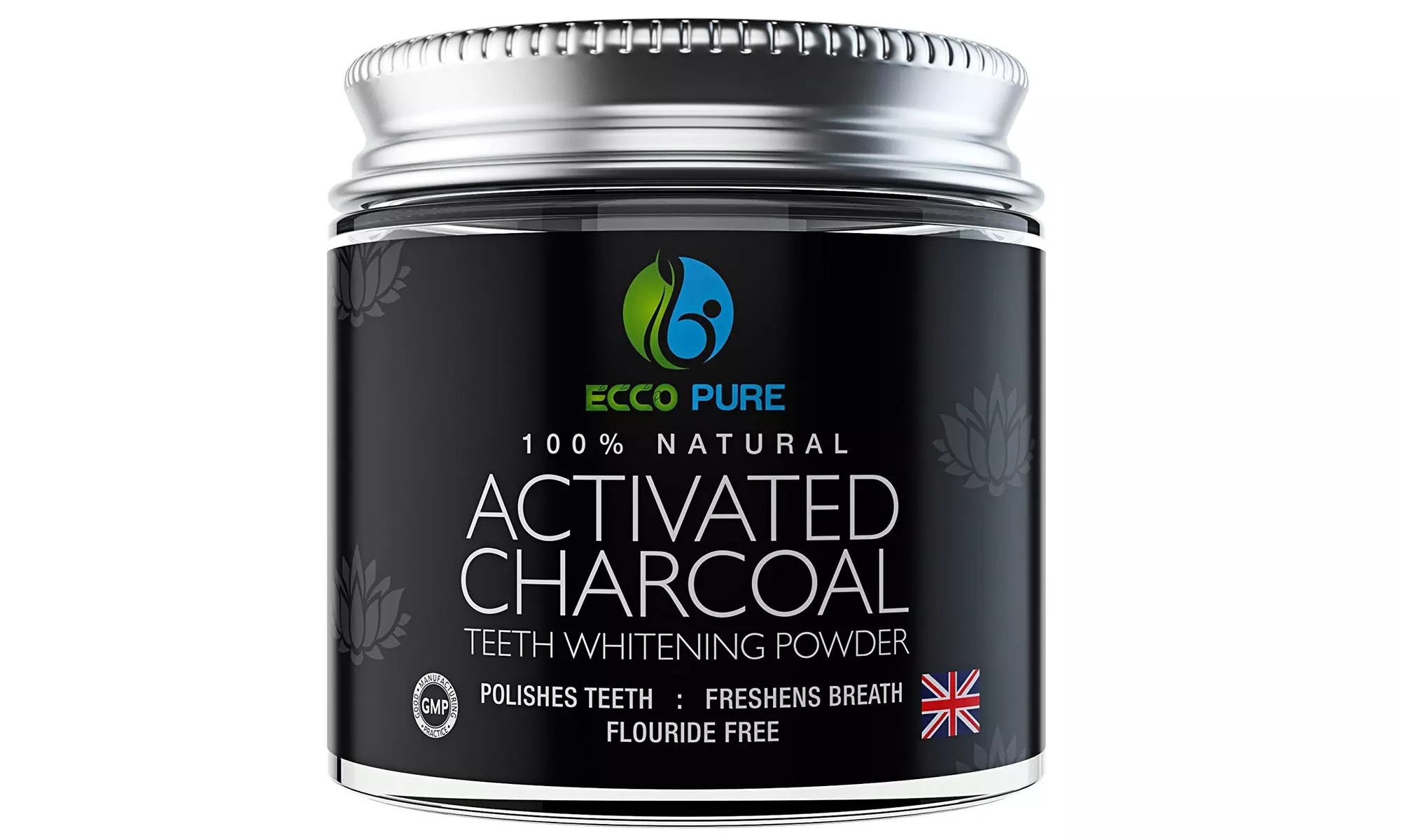 Activated Charcoal Natural Teeth Whitening Powder by Ecco Pure  - Primary Image