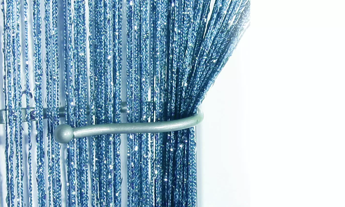 Glitter String Curtains Room Door Divider Window Patio Fly Screen Fringe Panels