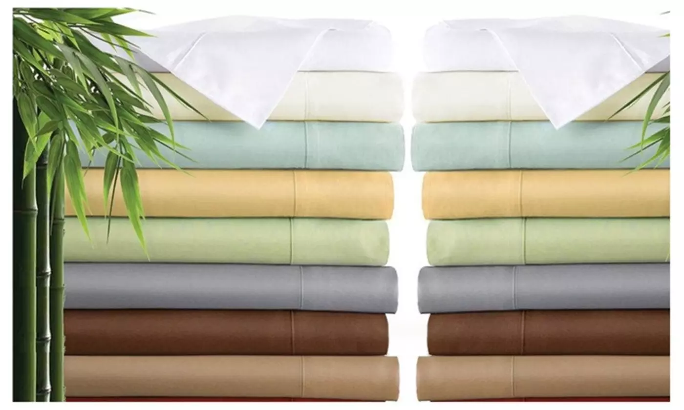 Organic Earth Aloe Vera Bamboo 6 Piece Sheet Set - Primary Image