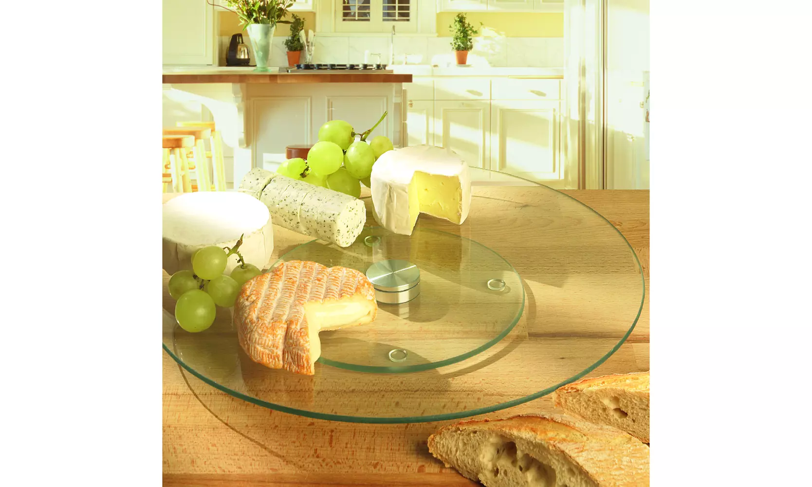 Tempered Glass Lazy Susan - Primary Image