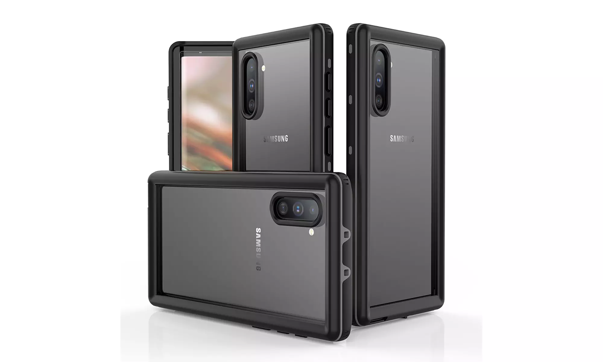 Redpepper Shockproof  IP68 Waterproof Case For Samsung Galaxy note 10/10 Pro 5G - Primary Image