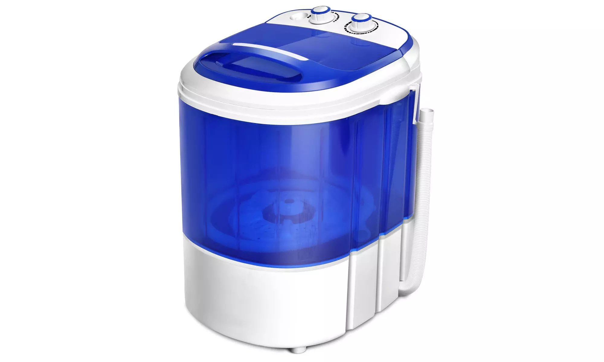 Small Mini Portable Compact Washer Washing Machine 7lbs Capacity Blue - Primary Image