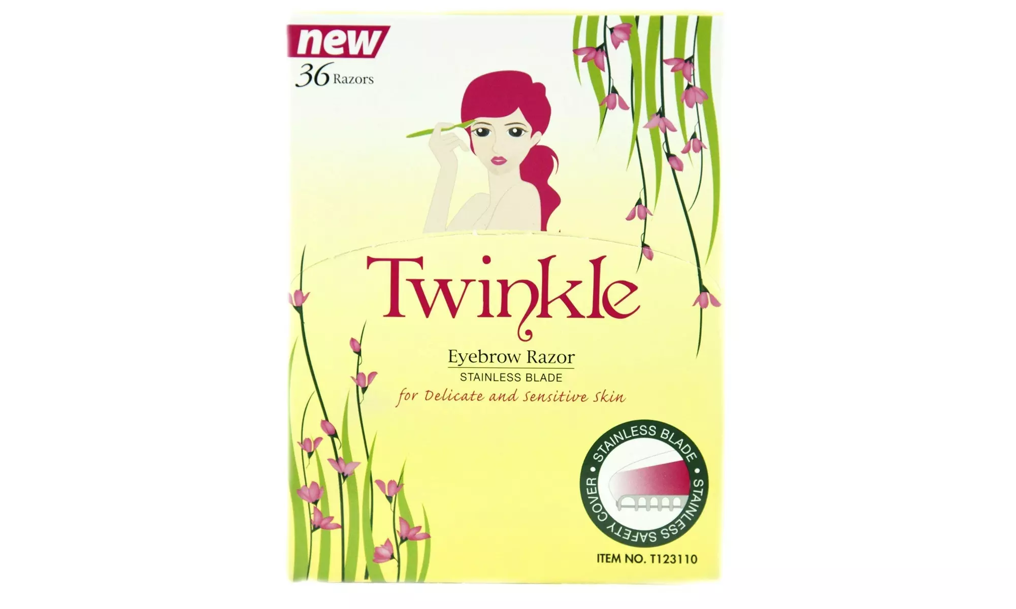 Twinkle 36 Pieces Twinkle Eyebrow Shaver Razor Bikini Trimmer Shape - Second Medium