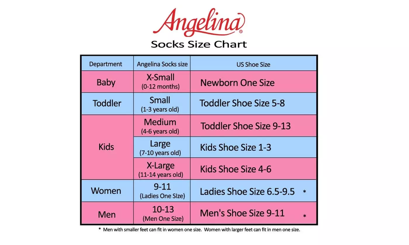 Angelina Unisex No-Show Sport Sock (12-Pairs)